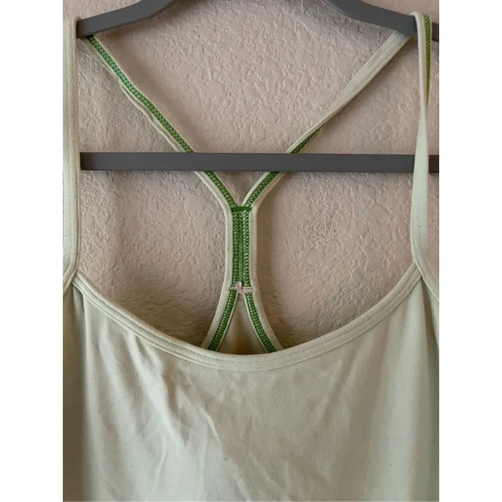 Lululemon green‎ workout tank size 10